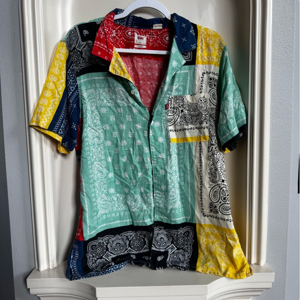 Levi's Cubano Bandana Shirt Sold Out Everywhere! Men's Small
